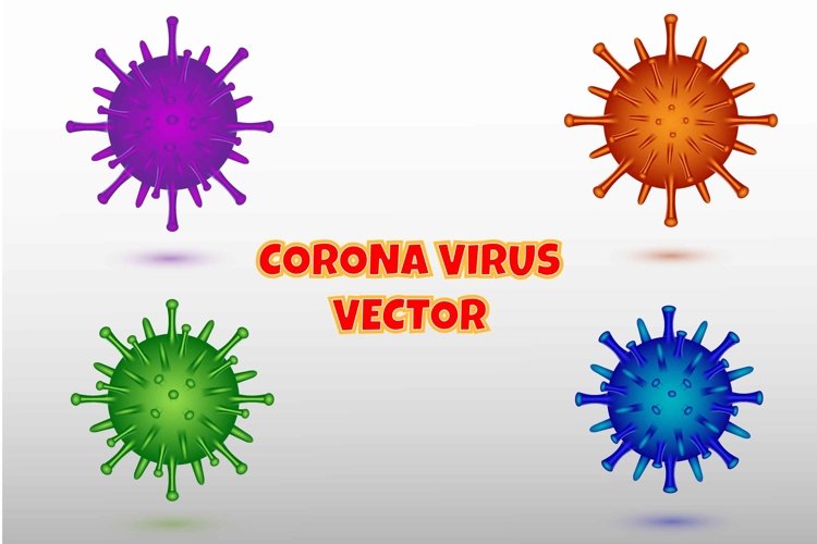Corona Virus 3D Style Illustration example image 1
