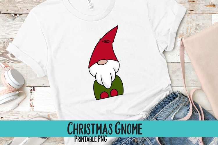 Christmas Gnome Sublimation PNG example image 1