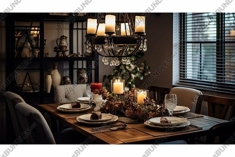 rustic dining room lighting