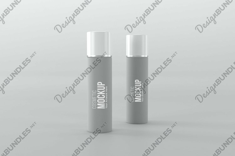 Cosmetic Two Bottle Mockup example image 1