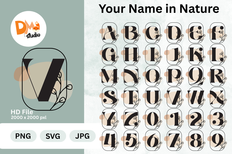 Nature Alphabet Image 15