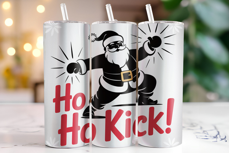 Ho Ho Kick Svg | Christmas Svg | Svg Cut Files