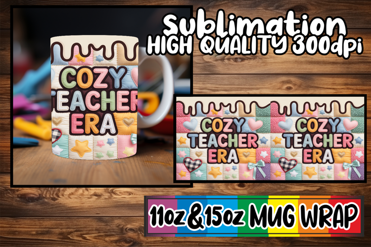 Sweet memories 11oz 15oz sublimation wrap, Teacher
