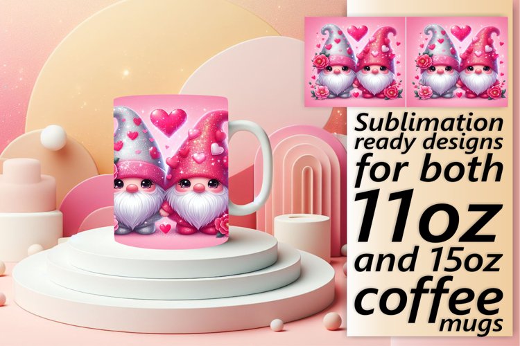 Charming Gnome Theme Mug Collection example image 1