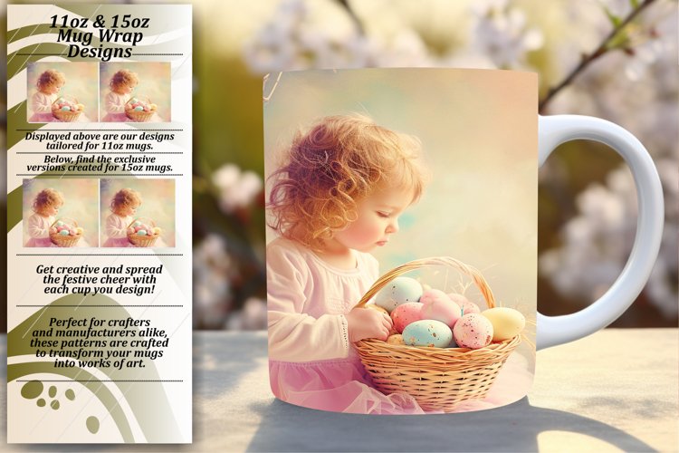 Sublimation Mug Wraps for Festive Sipping example image 1