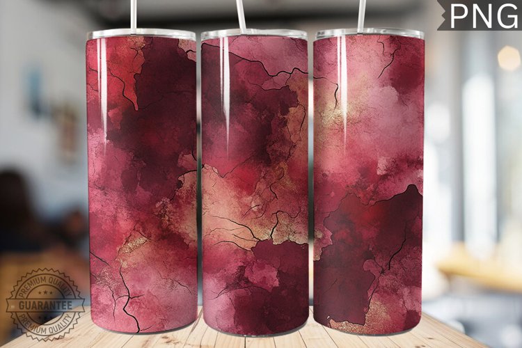 Alcohol Ink Tumbler Wrap Image 12