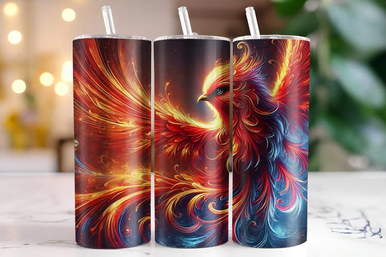 Cardinal Bird Tumbler Wrap | Sublimation | Tumblers example image 1