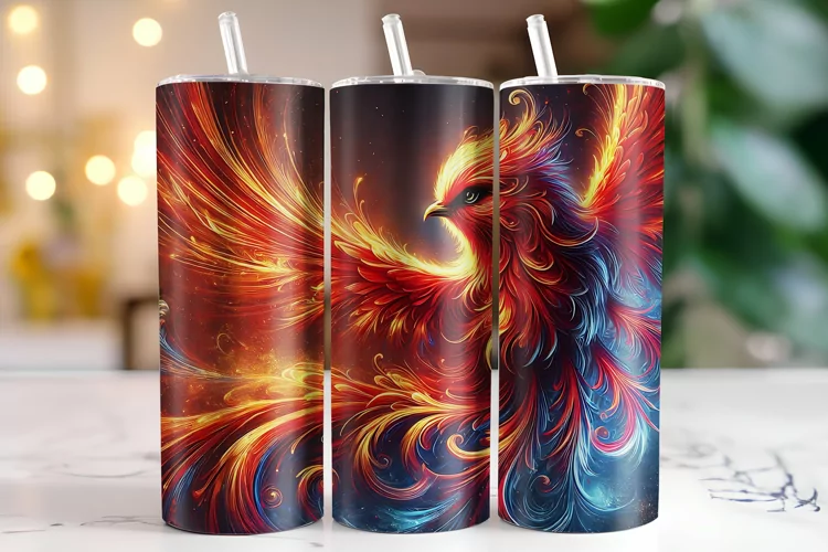 Cardinal Bird Tumbler Wrap | Sublimation | Tumblers