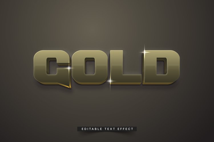 Editable Text Effect for Illustrator. Vector Graphic styles example image 1