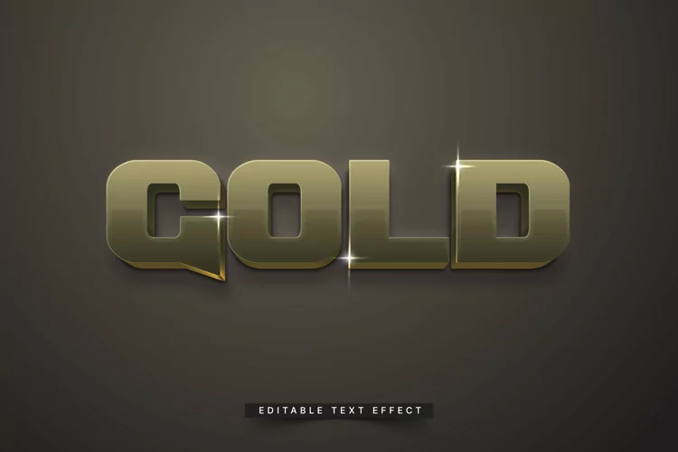 Editable Text Effect for Illustrator. Vector Graphic styles