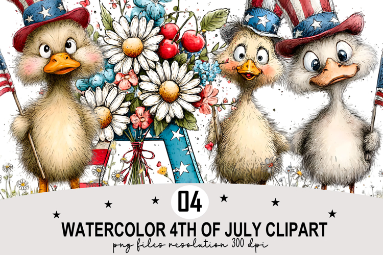 Watercolor 4th Of July Clipart png Watercolor png