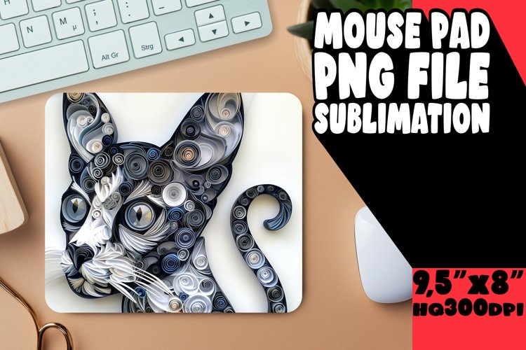 Cat Magic 3D Mouse Pad - Cat Lover example image 1