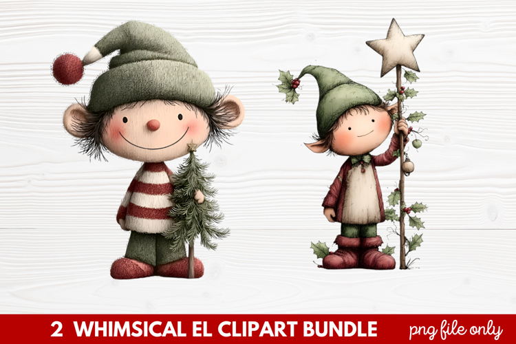 Cute Elf Clipart Image 2