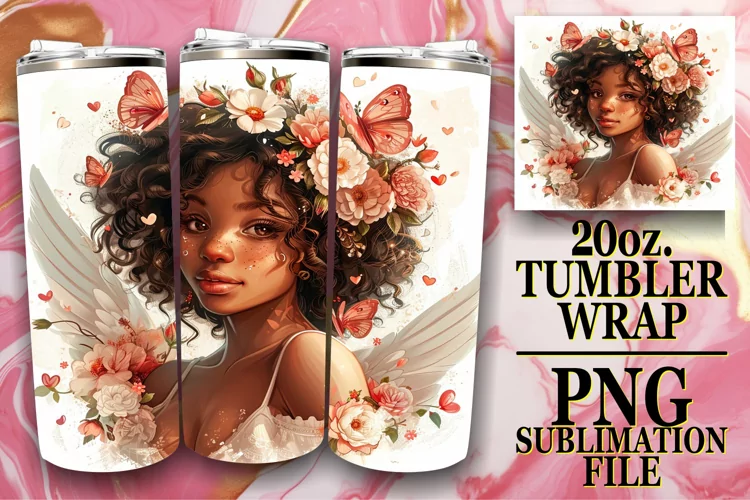 Tumbler Wrap Sublimation: Heartfelt Love