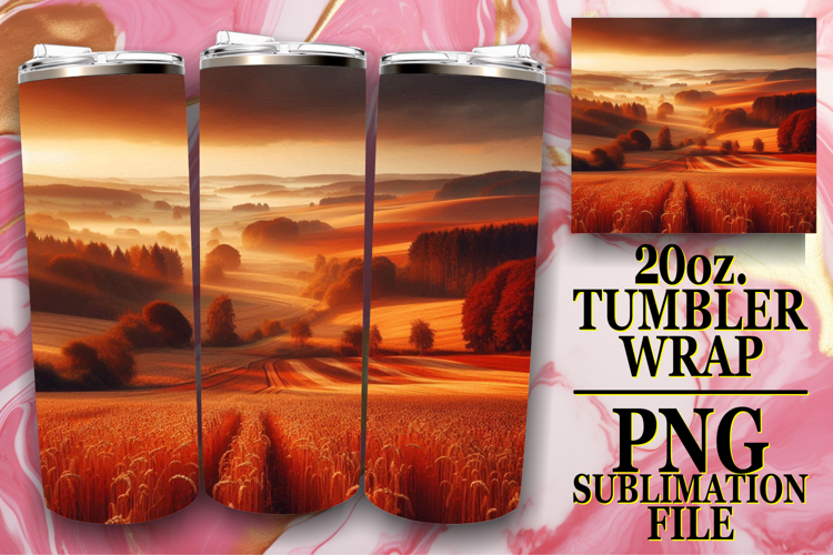 Thanksgiving Tumbler Wrap Image 18