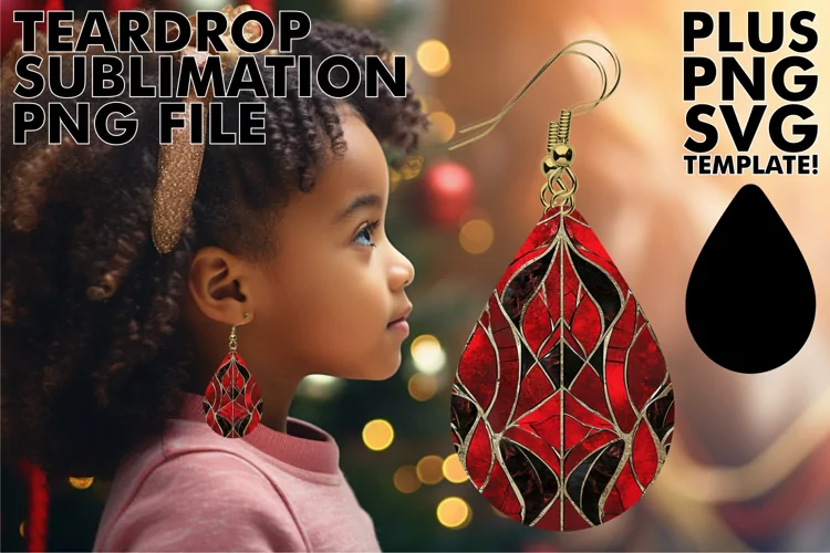 Red Glitter Patterned Jewelry Delights