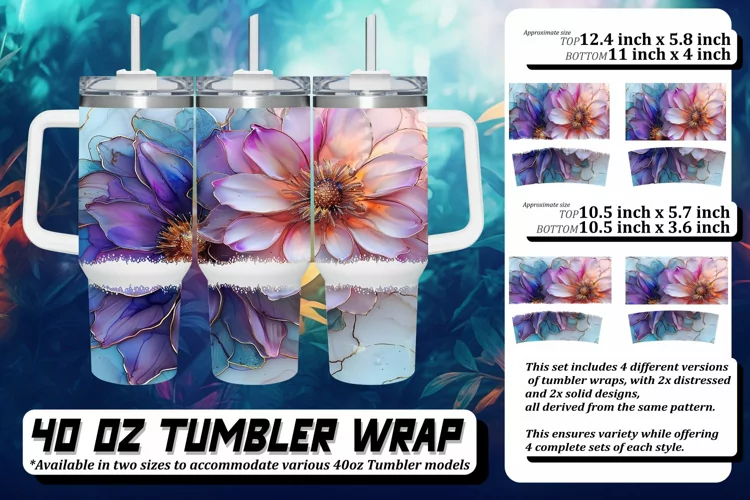 Tropical Tranquility: Tumbler Wrap Summer