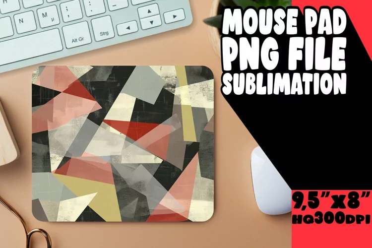 Creative Sublimation Design for Mouse Mat