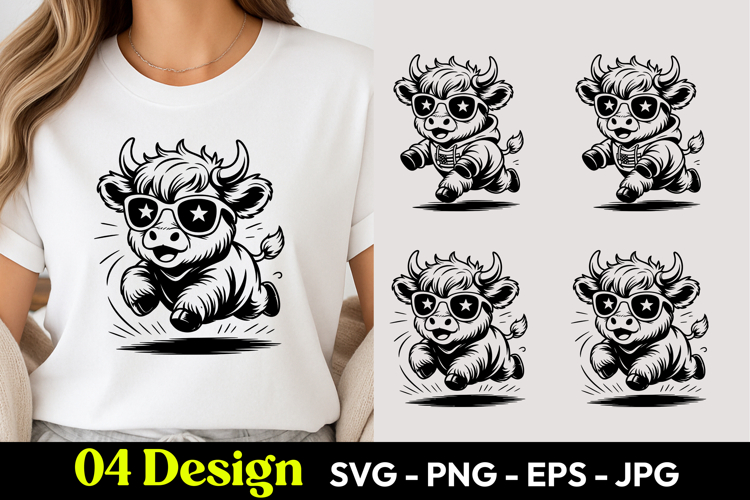 Cute Cartoon Cow Image 13