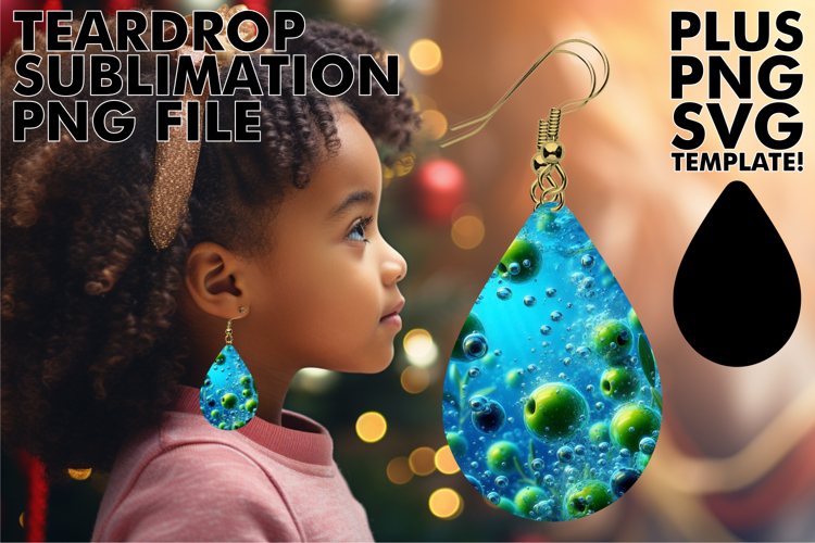 RADIANT TEARDROP EARRINGS PNG, 3D Fruits