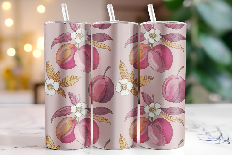 Plums Tumbler Wrap | Sublimation | Tumblers