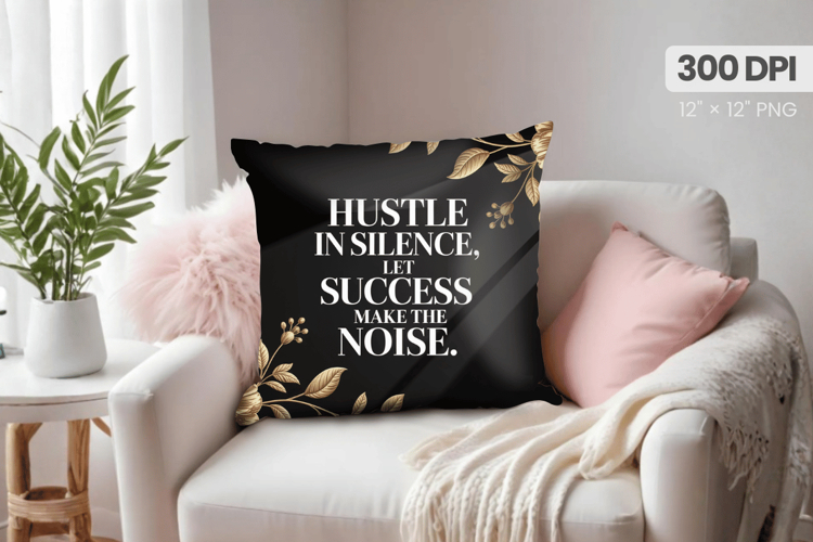 Inspirational Quotes Pillow PNG Motivational PNG Sublimation