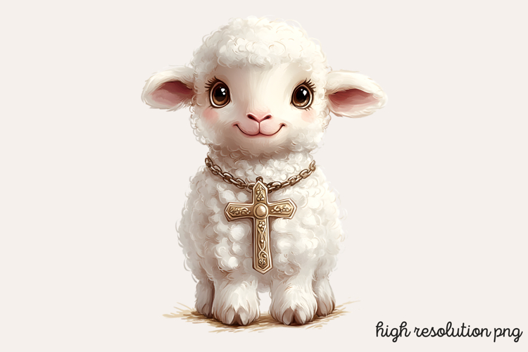 Christian Rustic Easter Clipart PNG