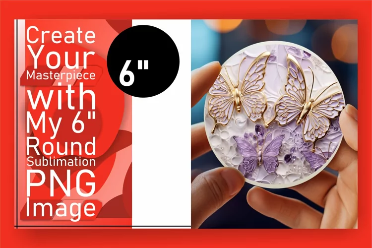 Sublimation Wonders: Glossy Round Ornament