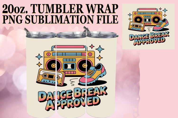 Blissful travels 20oz tumbler wrap, Funny Quote