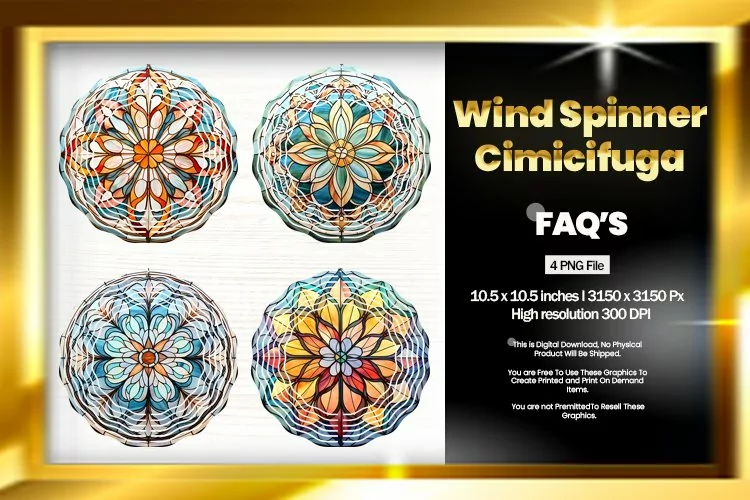 Cimicifuga Wind Spinner Sublimation - 04 Variations