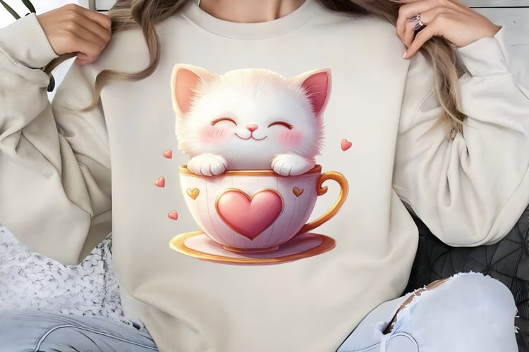 Cute Cat Clipart Image 9