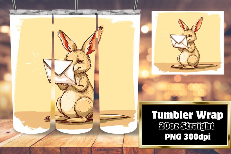 Enchanting Wildlife Scenes Tumbler Sublimation: 20oz example image 1