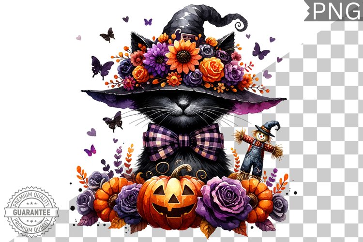 Halloween Cat Clipart Image 18