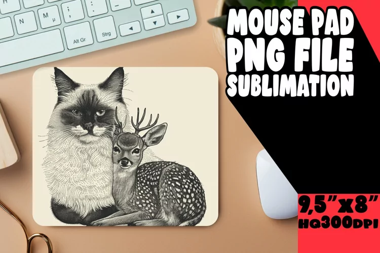 Sweet Cat Sublimation Pad