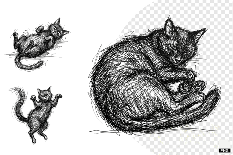 Halloween Black Cats PNG