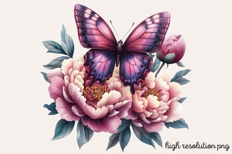 Watercolor Flowers Svg Image 4