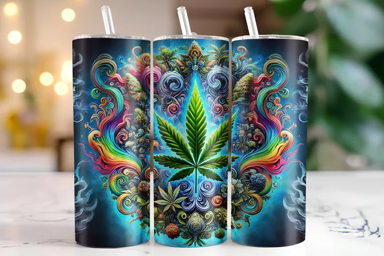 Marijuna Tumbler Wrap | Sublimation | Tumblers