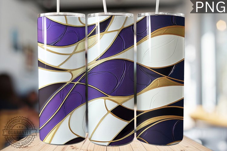 Abstract Pattern Tumbler Warp - High Quality 300 Dpi example image 1