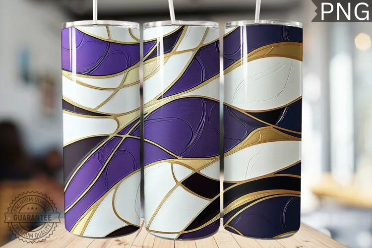 Abstract Pattern Tumbler Warp - High Quality 300 Dpi