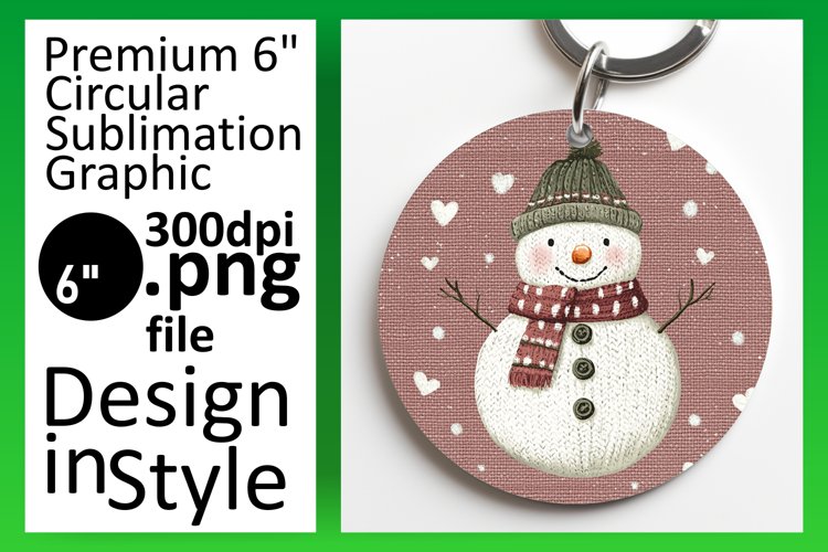 Cute Snowman Clipart Image 6
