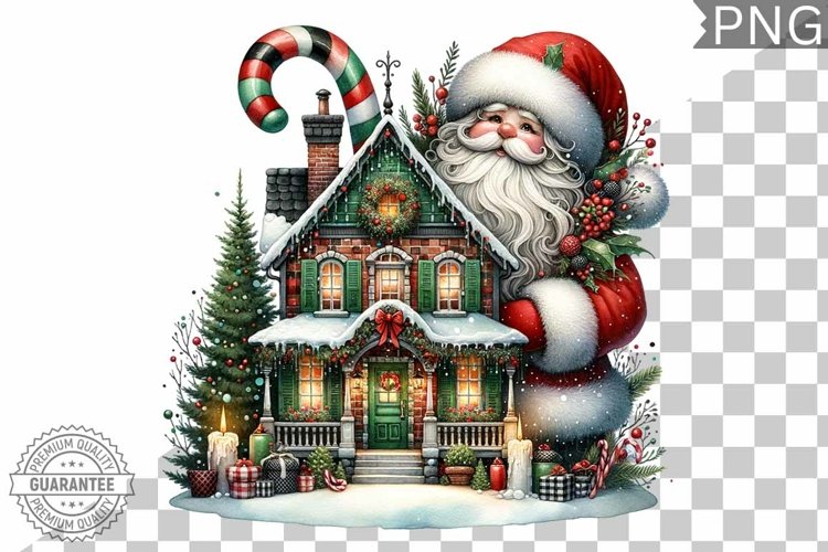 Santa Christmas Clipart Image 16