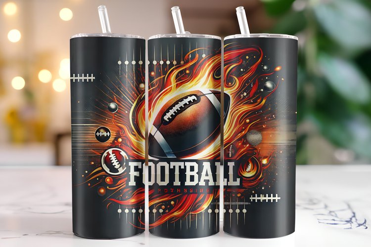 Football Tumbler Wrap | Sublimation | Tumblers