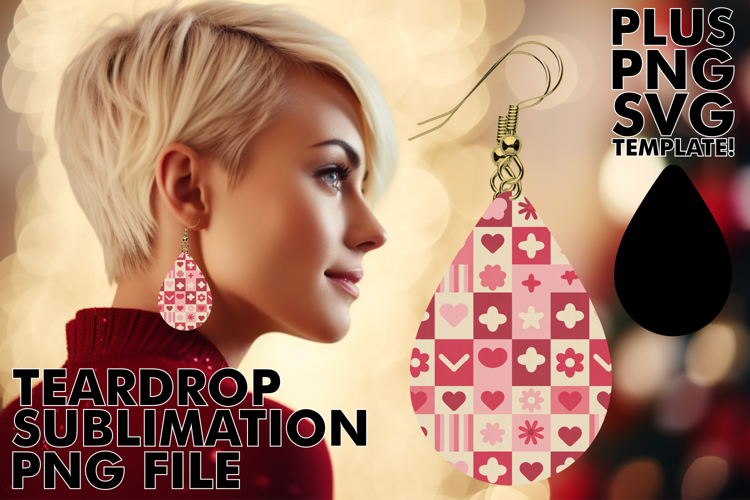 Radiant Teardrop Earrings Designs, Valentines Pattern