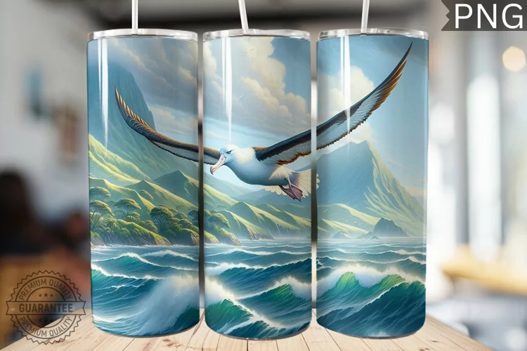 Albatross Tumbler Wrap - Albatross Tumbler Design