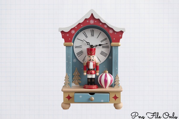 Cute Nutcracker Watercolor Clipart PNG