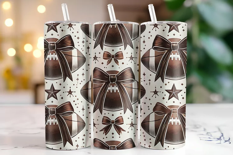 Football Tumbler Wrap | Sublimation | Tumblers