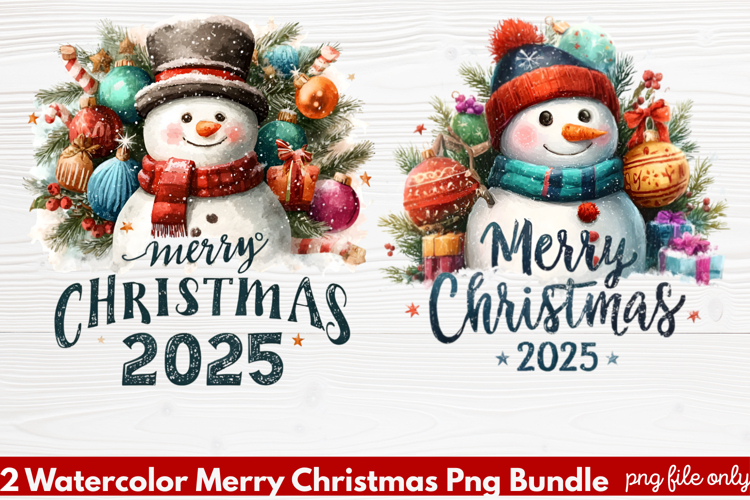 Christmas Watercolor Clipart Image 18