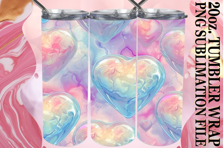 Romantic Heartfelt Decor - 20oz Tumbler example image 1