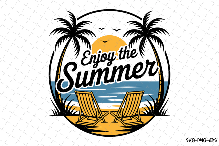 Enjoy the Summer SVG Design | Summer | SVG Cut files