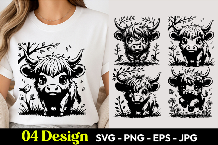 Highland Cow Png Image 5